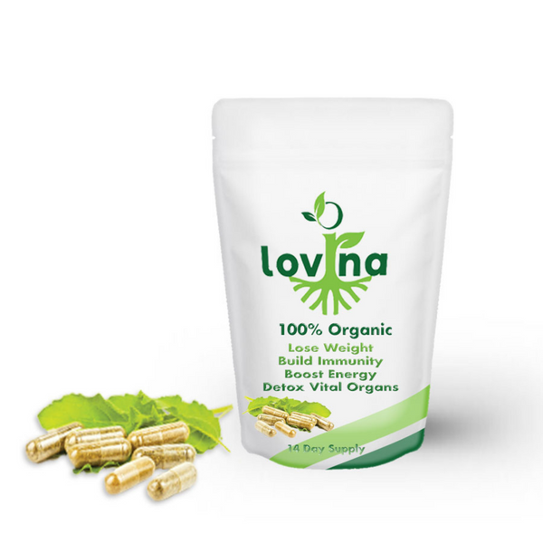 Lovina 100% Organic Bitter Leaf Capsules - LOVINAJUICE